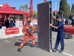 九原区沙河街道举行“人人讲安全，